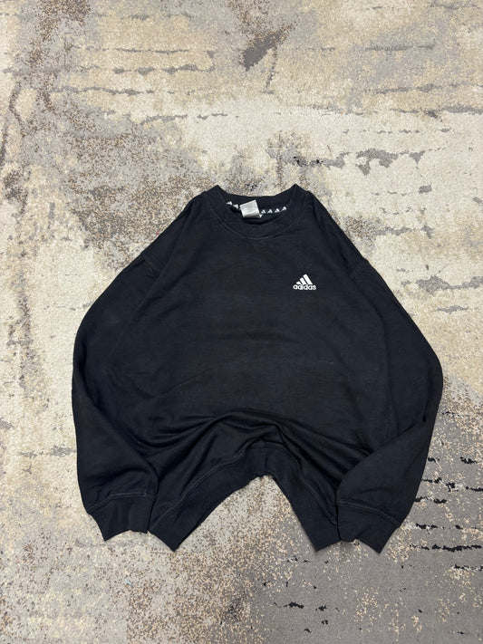 Bluza Adidas crewneck vintage retro y2k, damskie w bardzo dobrym stanie rozmiar M, widok z przodu