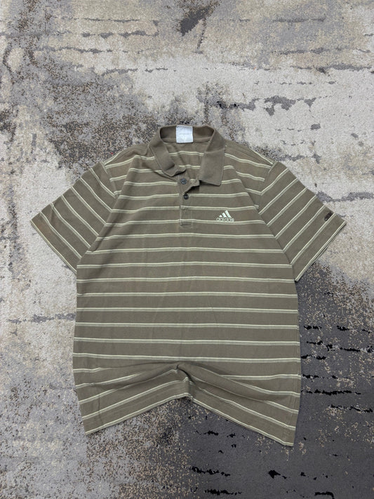 Koszulka Polo Adidas, męskie w bardzo dobrym stanie rozmiar XL, detal