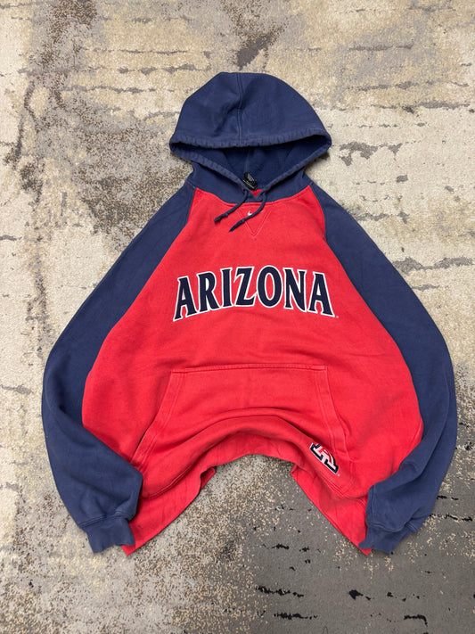 Bluza Nike hoodie vintage retro y2k, męskie w dobrym stanie rozmiar L, widok z przodu