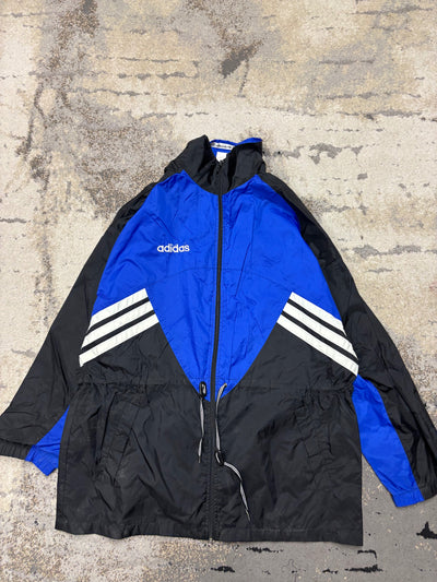 Kurtka Adidas Vintage retro y2k, męskie w bardzo dobrym stanie rozmiar XL, widok z przodu
