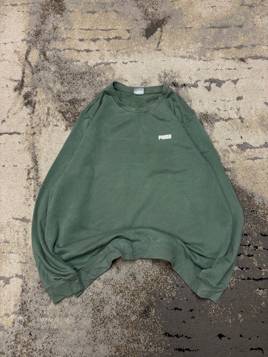 Bluza Puma crewneck, damskie w bardzo dobrym stanie rozmiar XXL, widok z przodu