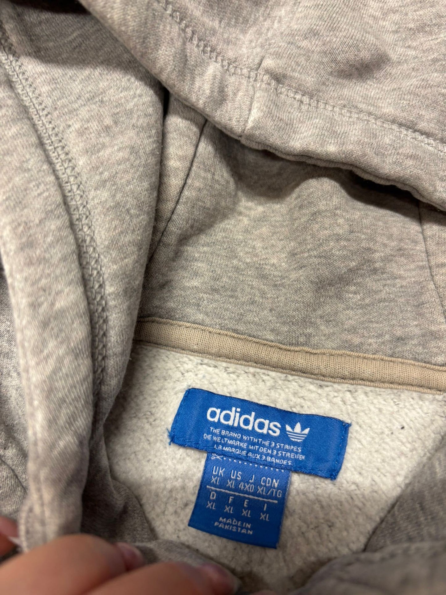 Bluza męska adidas zipp haft Logo